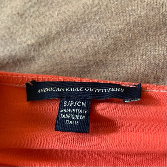 Coral Strapless Crop Top - Picture 2 of 2